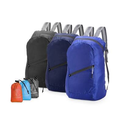 Mochila Dobrável em Poliéster 16L Personalizada