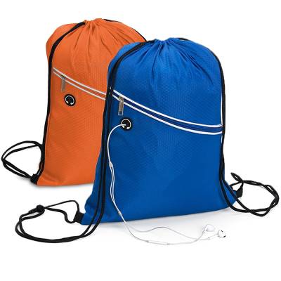 Mochila Saco de Poliéster Resistente à Água Personalizada