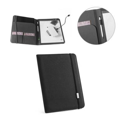 Pasta Executiva A4 com Caderno em Poliéster Reciclado Personalizada