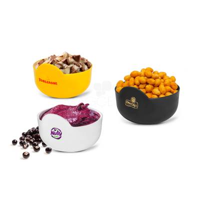 Petisqueira Redonda 475 ml Plástico Premium Personalizada