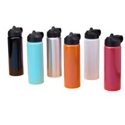 Squeeze de Alumínio 800 ml com Tampa Flip e Alça Personalizado