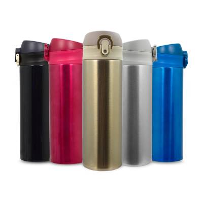 Squeeze de Metal 450 ml com Abertura Automática Personalizado