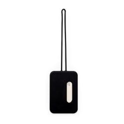 Tag de Bagagem em Bambu com Detalhes em Silicone Personalizada